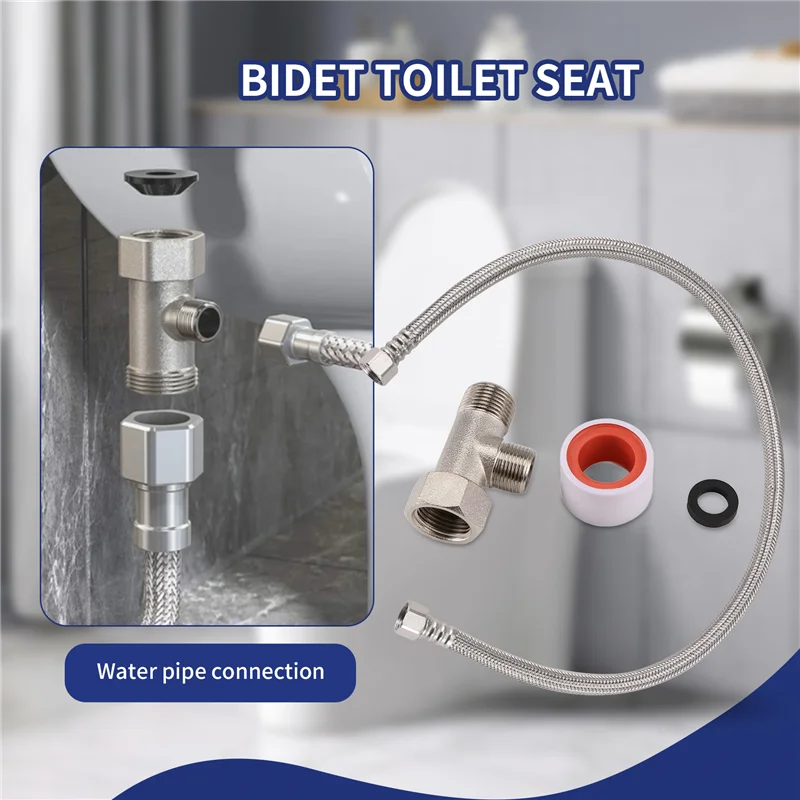 بيديت مقعد المرحاض مرفق رقيقة جدا غير الكهربائية التنظيف الذاتي فوهات مزدوجة غسل الماء البارد-ABPP