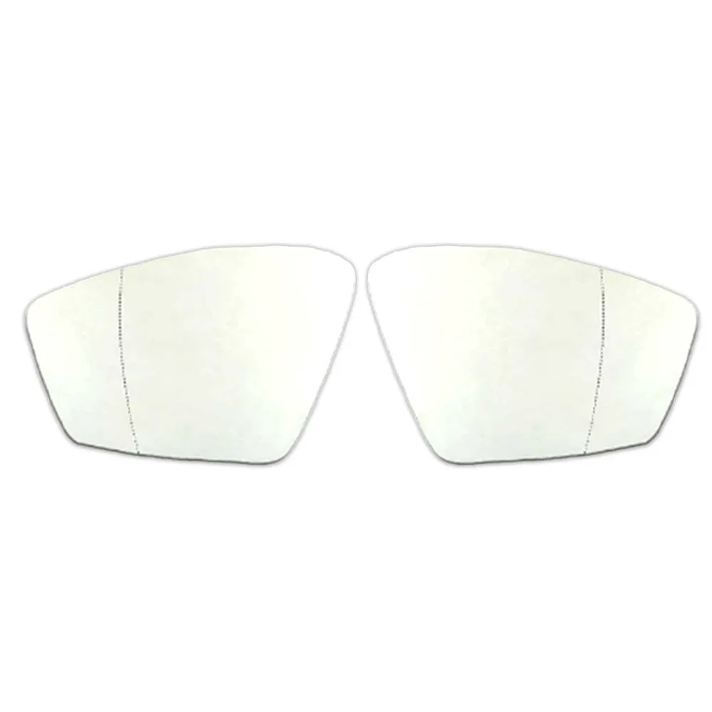 استبدال عدسة مرآة الرؤية الخلفية الساخنة بزاوية واسعة للسيارة لسكالا KAMIQ 2019 2020 2021 ملحقات السيارات ترقية الديكور