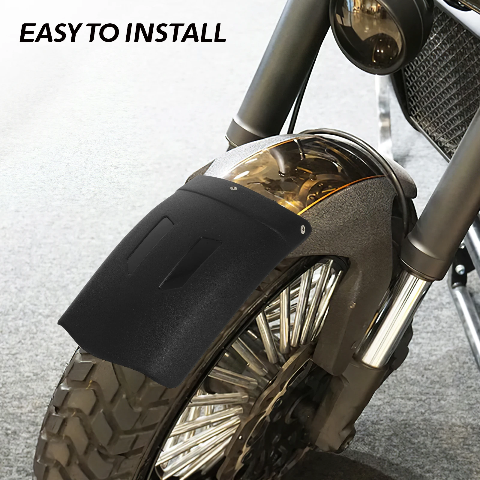 

Longer Front Mud Flaps For Abs Mudguard Replacement Durable Impact Resistant Motorcycle Front Mudguard Stylish Design Easy