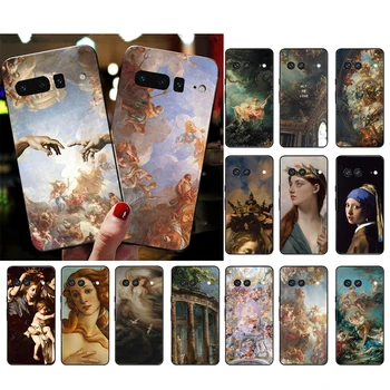 Rönesans sanatı Boyama telefon kılıfı Google Pixel 9 Pro XL 8A 8 7 Pro 7A 7 6A 6 Pro Piksel 4 3 XL 5 6 4A