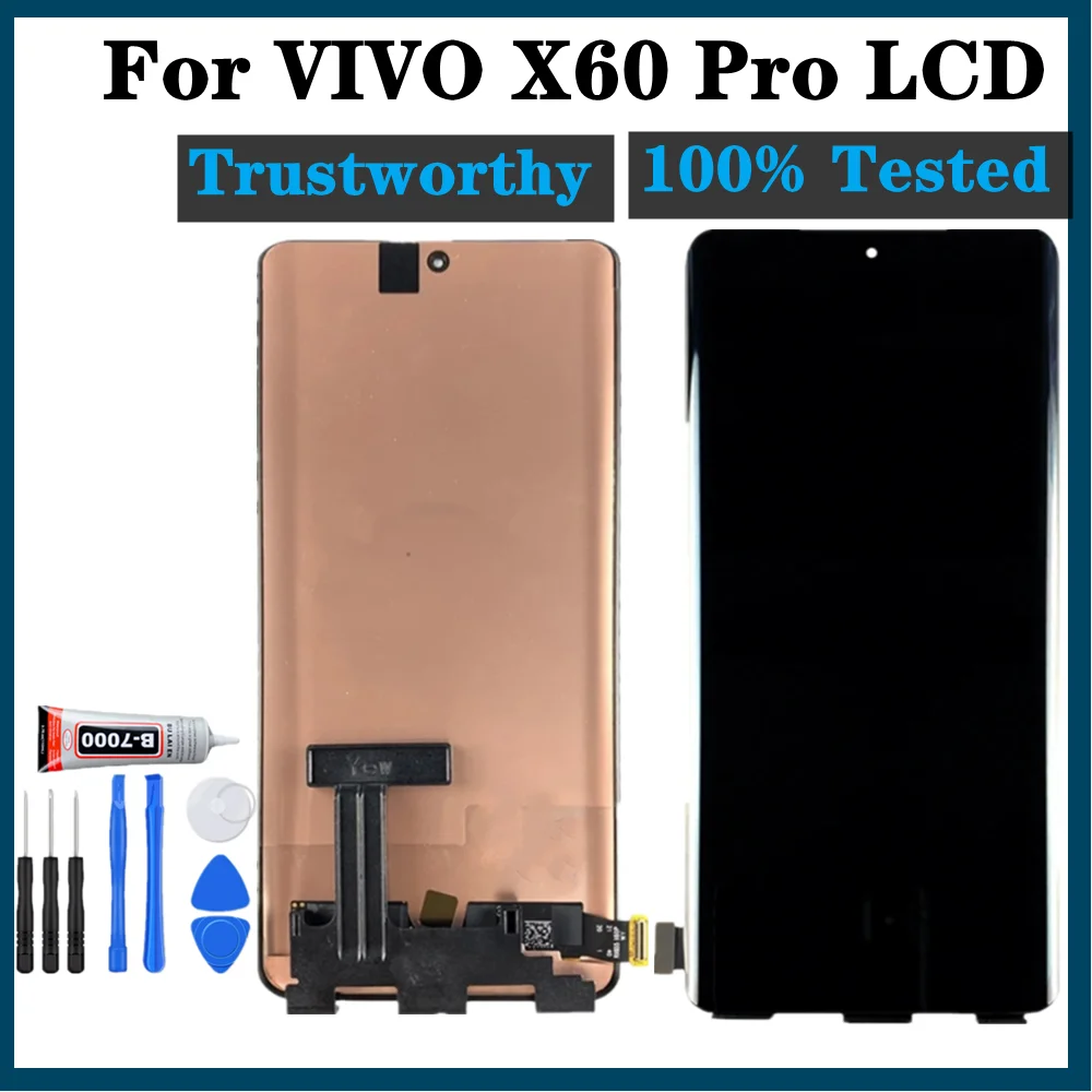 

6.56 inches AMOLED For Vivo X60 Pro LCD Display Touch Screen Digitizer Assembly For Vivo X60Pro LCD Screen Replacement Parts