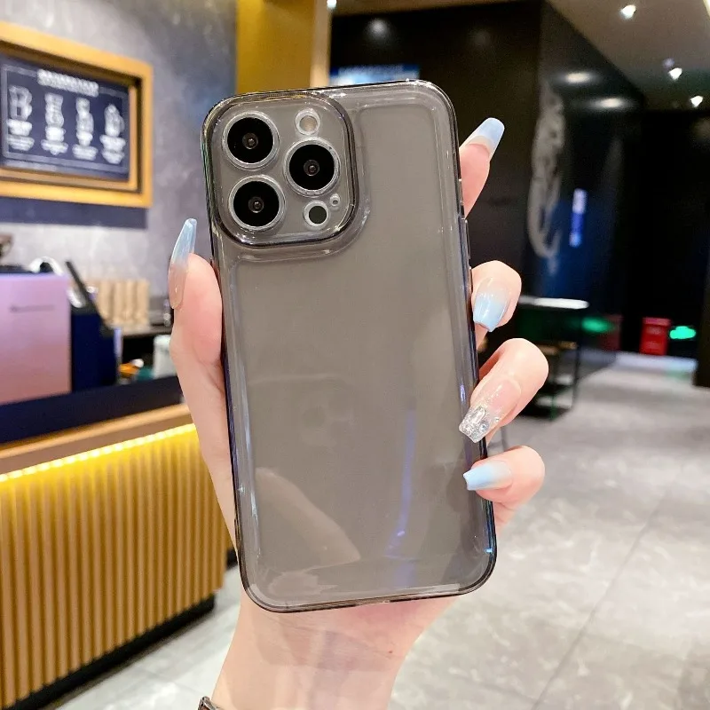 Clear TPU Phone Case for iPhone 17 Pro Max Shockproof Full Coverage Space Case for iPhone 16/15/13 Protective Cover