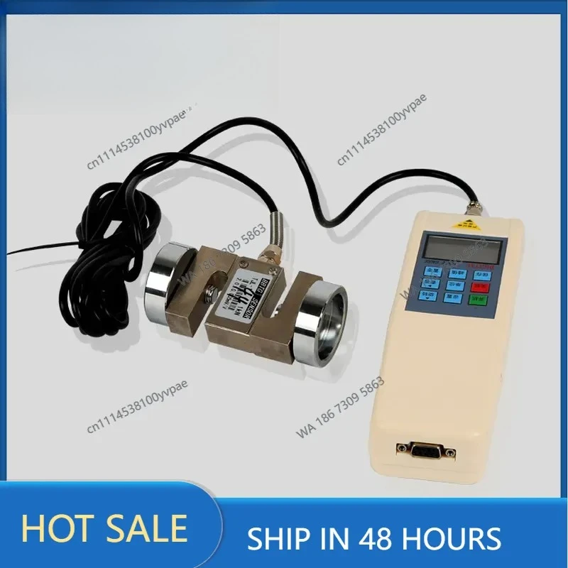 S type external digital push-pull force meter HF-500K spring tension stress testing instrument testing machine dynamometer