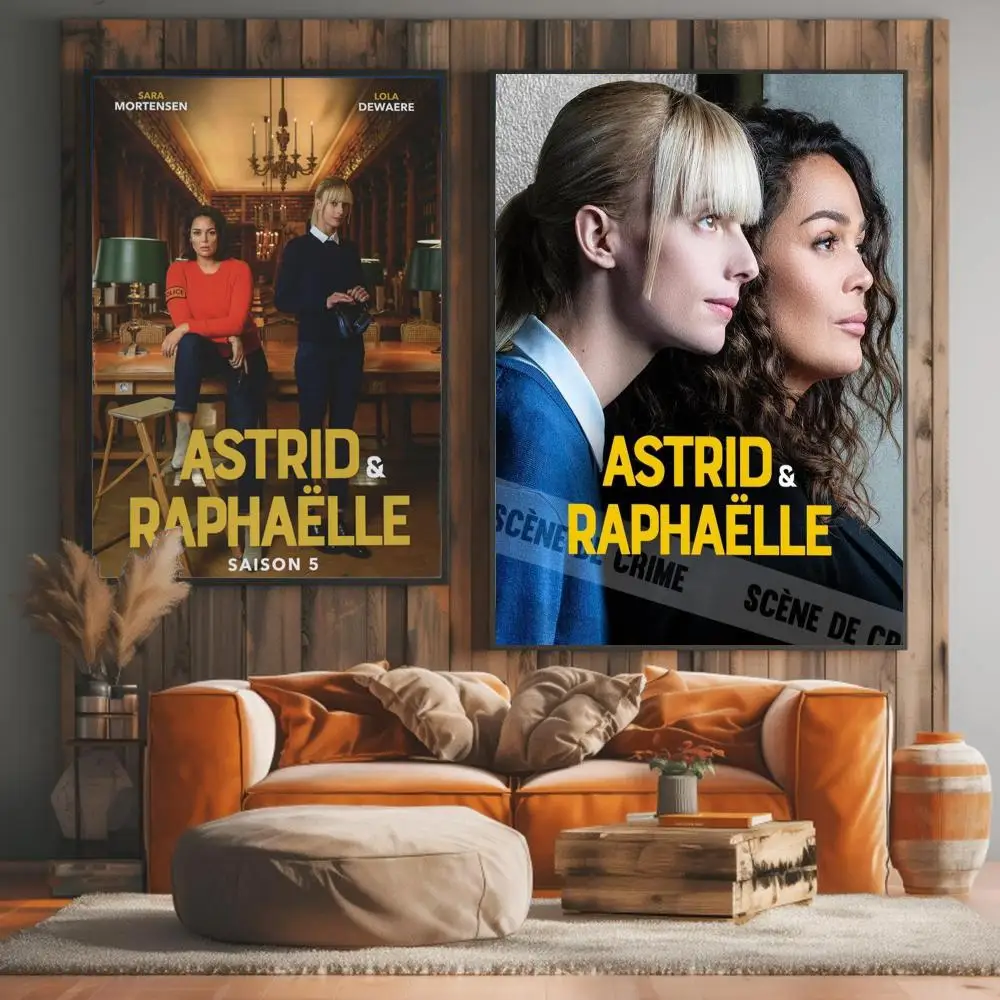 tv series A-Astrid and Raphaelle-E Painting Calligraphy Elegant Botanical Decor for Living Room Modern Interior Design