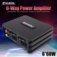 6 Way Car Power Amplifier Class AB DSP Car Audio Speakers HIFI Non-Destructive Installation For Android Large Screen Dedicated