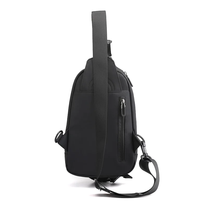 Bolso cruzado portátil para hombre, bolsa de pecho impermeable, antirrobo, de viaje, de hombro corto, para motocicleta