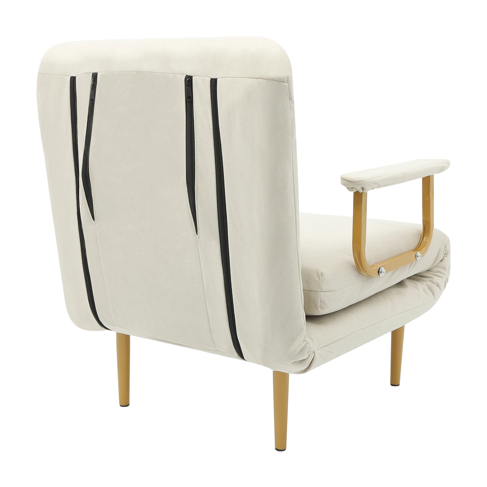 أريكة سرير قابلة للطي 3 في 1 أريكة سرير كرسي قابل للطي سرير أريكة قابل للتحويل مع مسند ظهر قابل للتعديل بـ 5 أوضاع وسعة 286.6 رطل