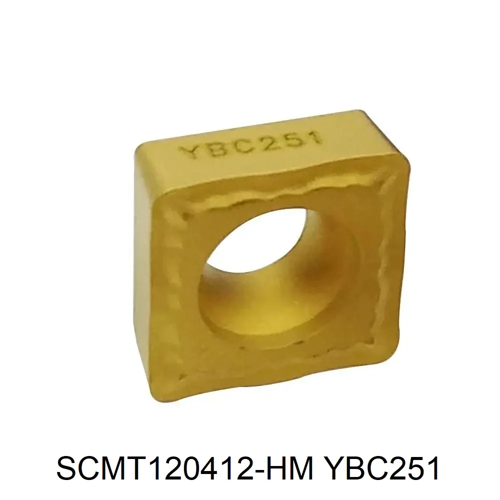 100% ZCC SCMT120412-HM YBC251 YBC252 Turning tools Carbide insert for processing steel SCMT 433-HM