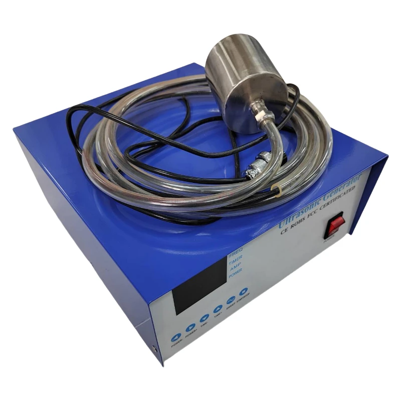 100W Ultrasonic Cleaning Transducer And Generator For Blue Green Algae Removal