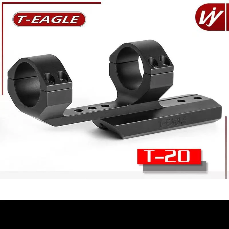 T-EAGLE T20 black double-nail all-metal rear extension integrated clamp mirror bridge 30 tube 20 card