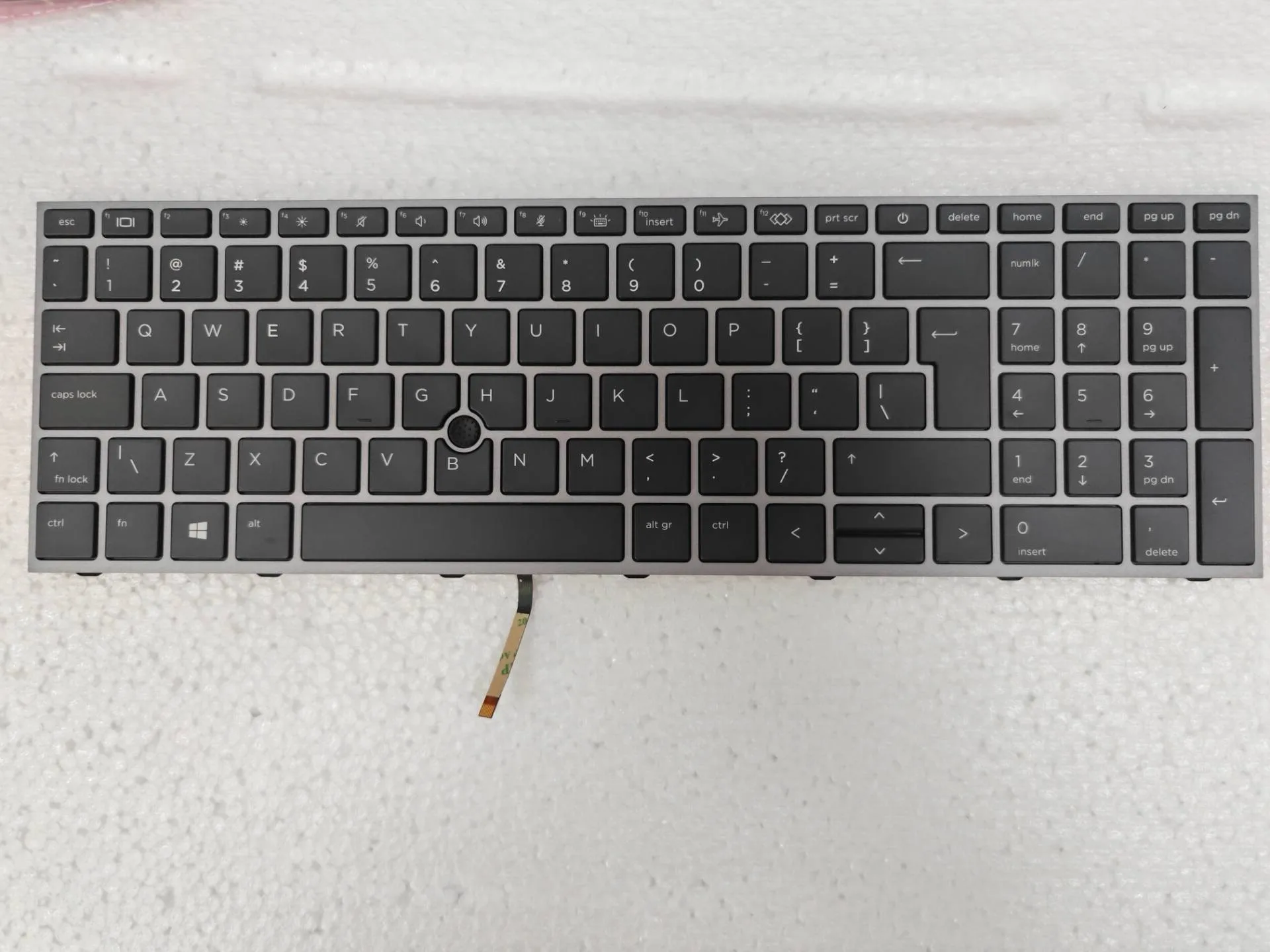 Laptop Keyboard for HP Zbook Fury 17 G7 17 G8 UI Backlit Pointer Gray Frame