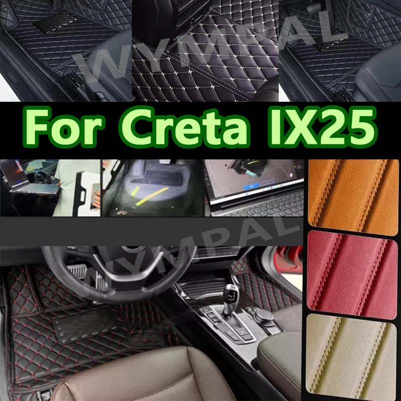 

Luxury For Hyundai Creta IX25 2019 2018 2017 2016 2015 Car Floor Mats Styling Decoration Protect Auto Accessories Carpets