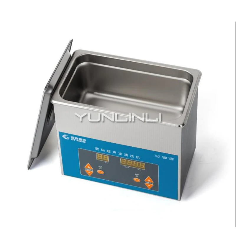 منظف بالموجات فوق الصوتية 3L صغير الحجم وحدة التنظيف بالموجات فوق الصوتية التحكم الرقمي غسالة بالموجات فوق الصوتية