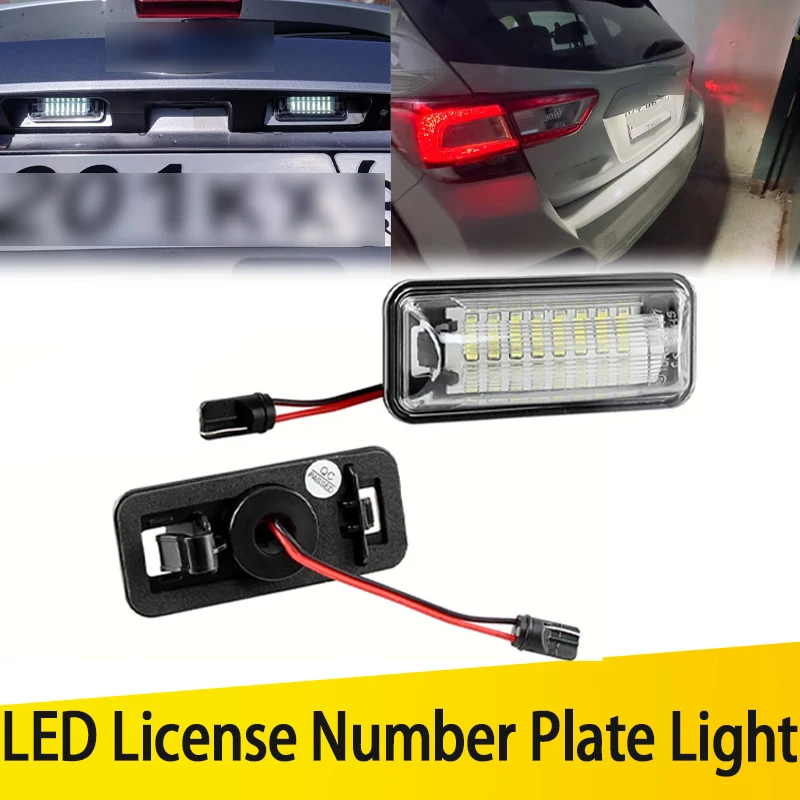2 Stück Auto-LED-Kennzeichenbeleuchtung für Subaru Forester Impreza Legacy BRZ WRX XV Crosstrek für Toyota FT86 GT86 Scion FR-S