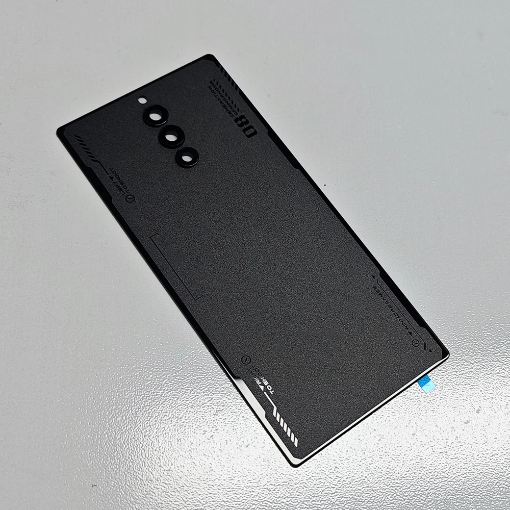 Original Back Cover For ZTE nubia Red Magic 8 Pro 8 Pro+ Plus Battery Housing Rear Door Case NX729J Replace Parts + Camera Lens