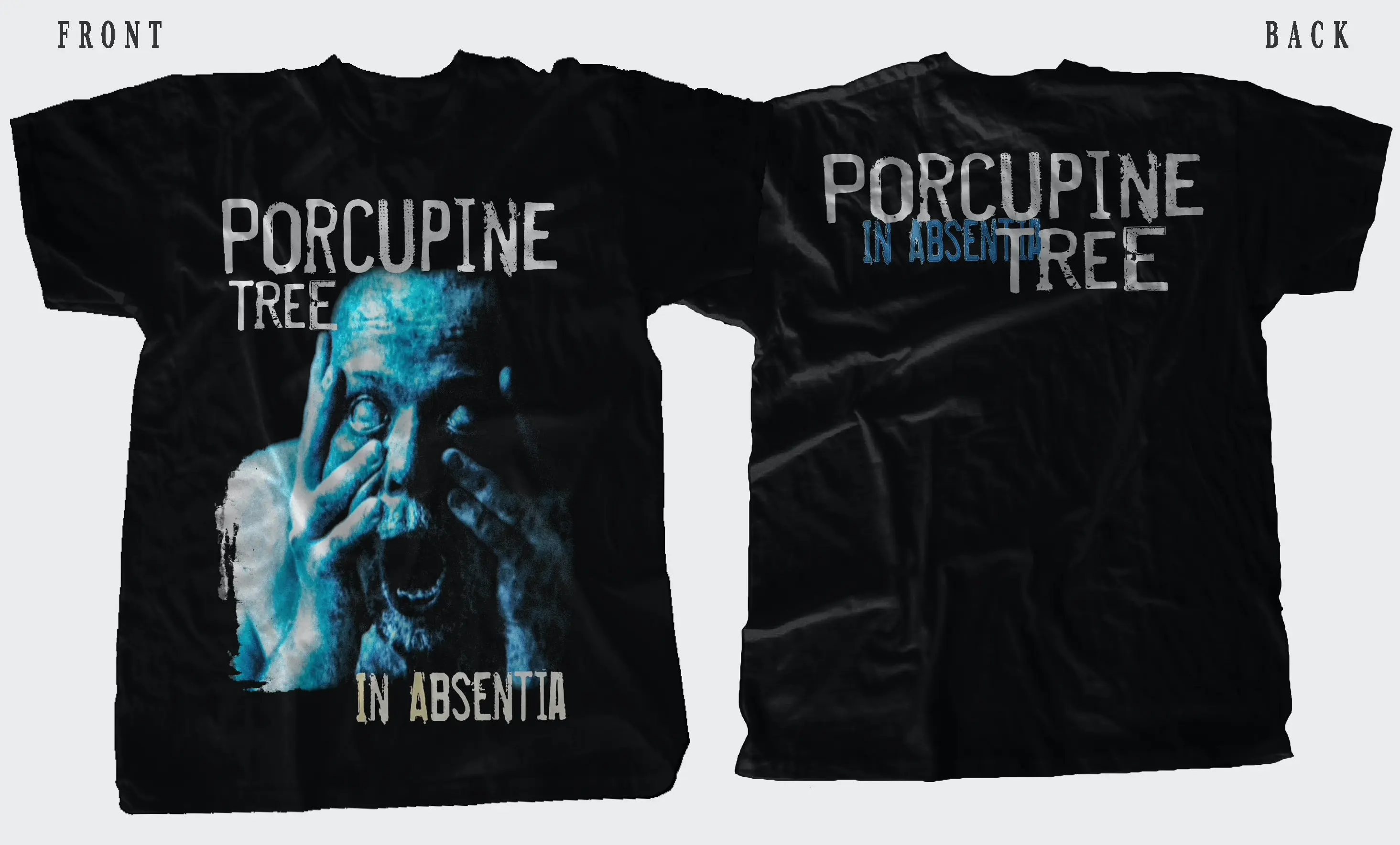 New Dtg/dtf Printed T-shirt porcupine Tree in Absentia