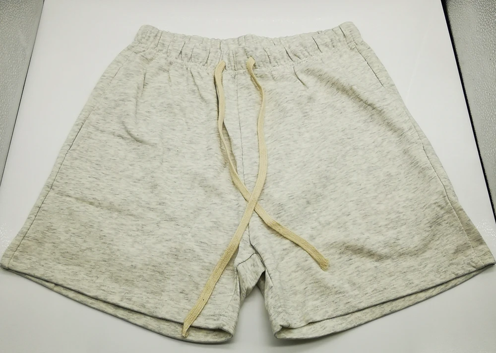 Herren 100% Reine Baumwolle Sportshorts für Alle Jahreszeiten Retro Lässige Stylische Streetwear Lose Athletische Shorts Mit Seitentaschen – Detail 32