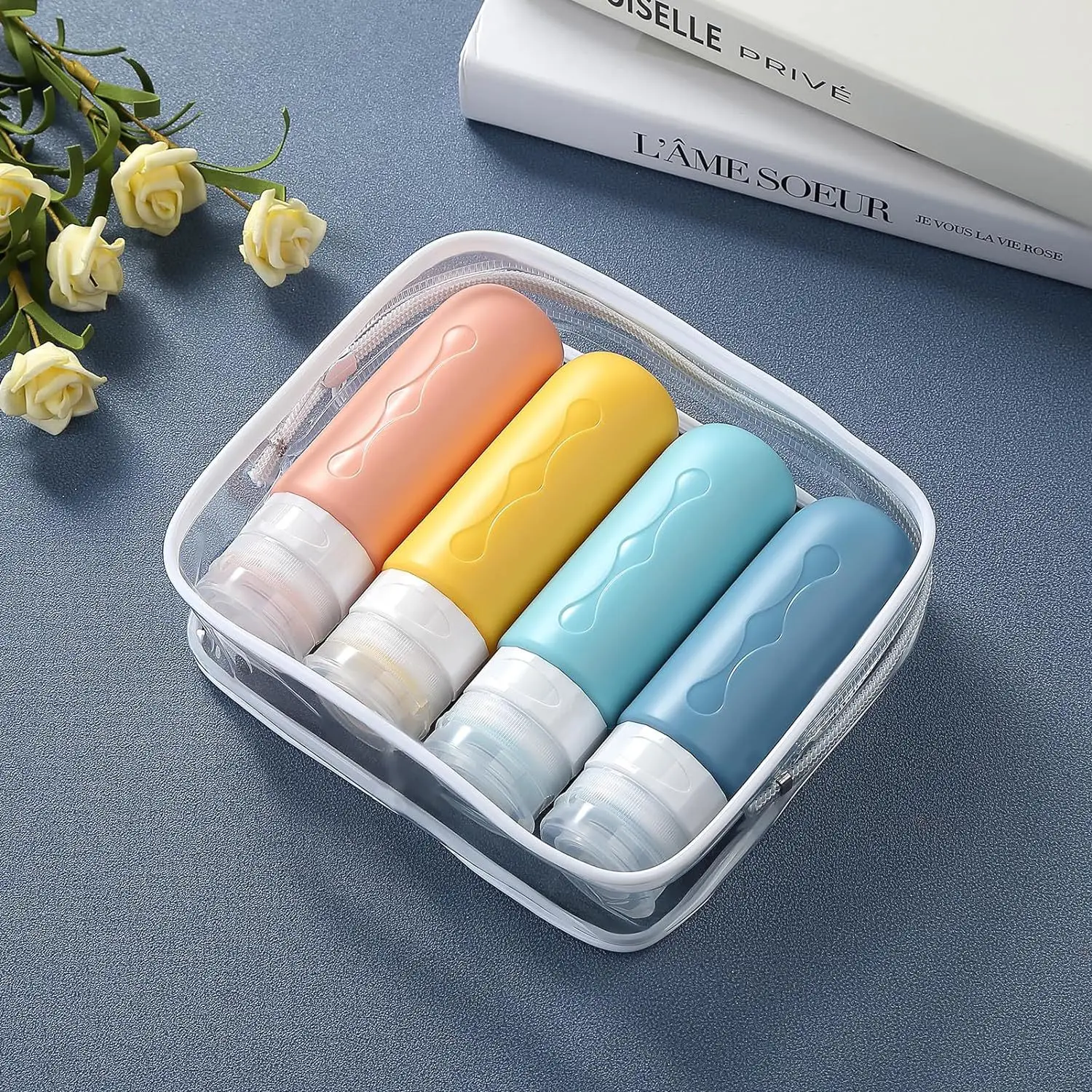 90 مللي سيليكون السفر إعادة الملء زجاجة ماكياج الاستغناء زجاجة تخزين الحاويات فارغة هلام الاستحمام جوهر الشامبو الجرار #5