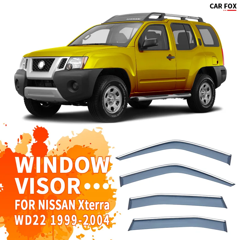 

For NISSAN Roniz WD22 1999-2009 Plastic Window Visor Vent Shades Sun Rain Deflector Guard For NISSAN Roniz 1999-2009