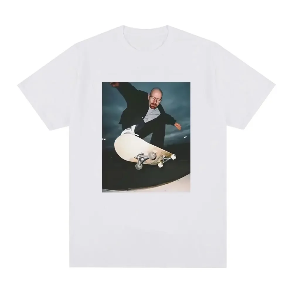Summer Breaking Bad Heisenberg T-shirts Man Walter White 90s Skate T-Shirt Men Women Graphic Print T Shirt Casual Tee Shirt Tops