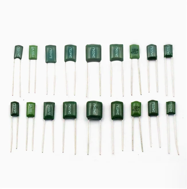 50PCS 2A152J 2A222J 2A471J 2A221J 2A331J 330/220/390/470/PF 1.5/2.2/1NF 0.0015UF/22UF  Polyester Film Capacitor 102 100V 2A102J