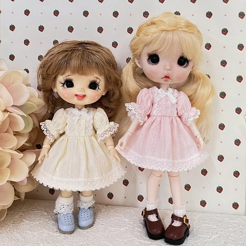 

HOUZIWA OB11 Doll Clothes Dress For YMY P9 Molly 1/12 BJD Dolls