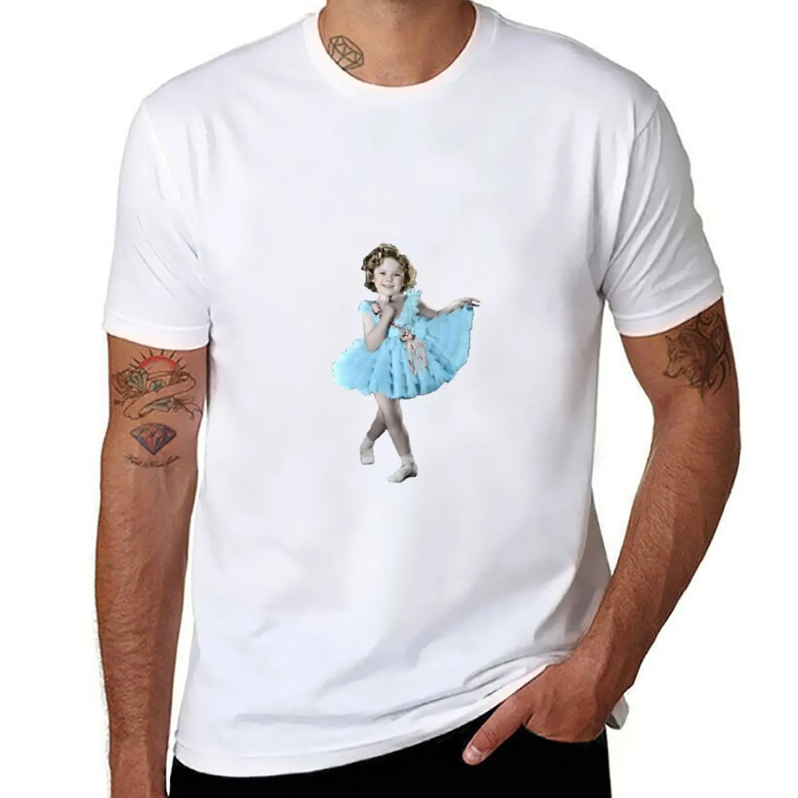 

Shirley Temple Frills T-Shirt t shirt man designer t shirt for man 100 percent cotton T-Shirt