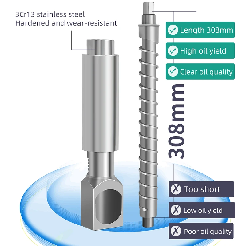 التجارية التلقائي التحكم في درجة الحرارة الساخنة والباردة الفول السوداني السمسم بذور اللفت آلة ضغط زيت جوز الهند #6