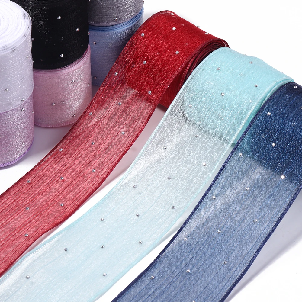 5 Yards / Roll 4cm Blase Plis – Ribbon Organza Roll Bewertung und Preis