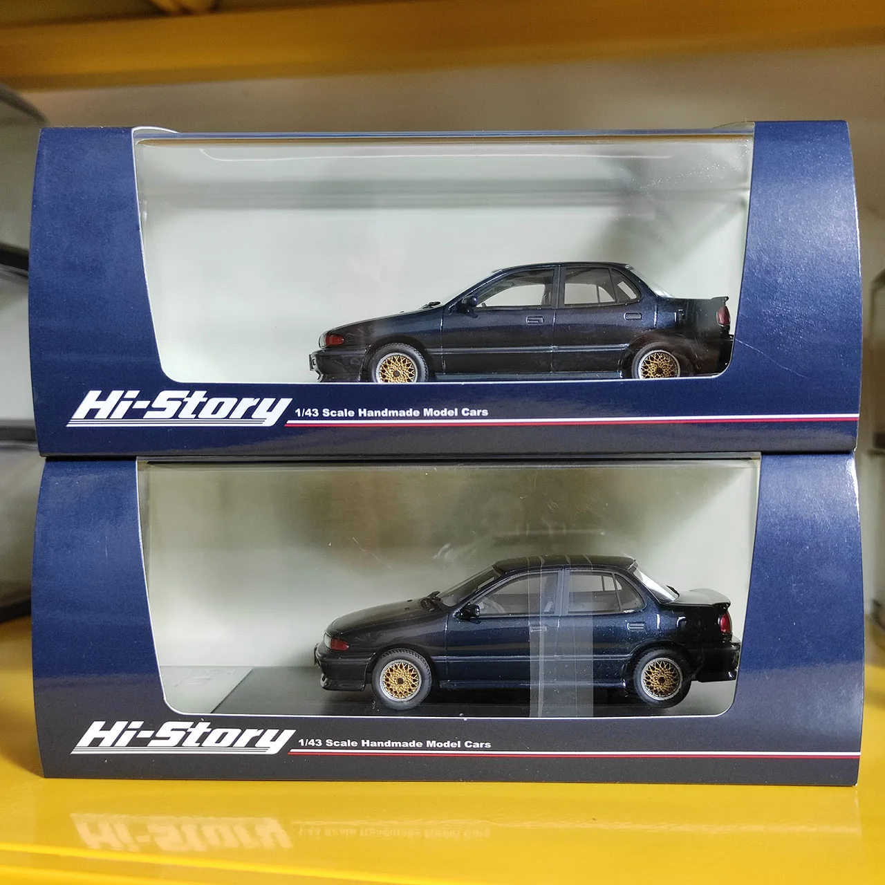Hi-Story Scala 1:43 ISUZU GEMINI ZZ 1990 Modello di auto in resina personalizzato Giocattolo da collezione Regalo Souvenir Display Ornament