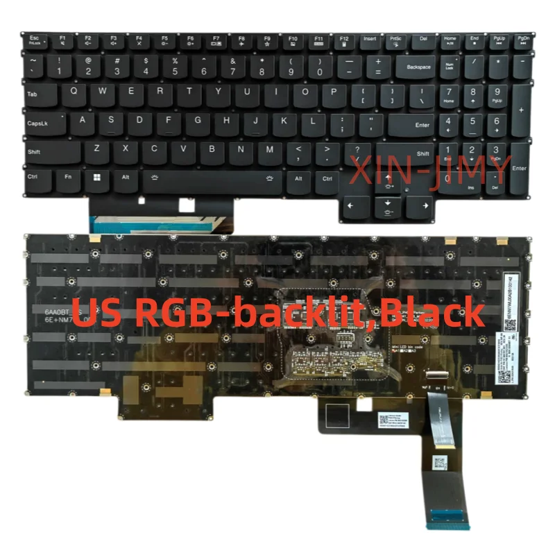US/Russian/Arab RGB Backlit Keyboard For Lenovo Legion Pro 7 16IRX8 16IRX8H 82WQ 16ARX8 16ARX8H 16IRX9 16IRX9H