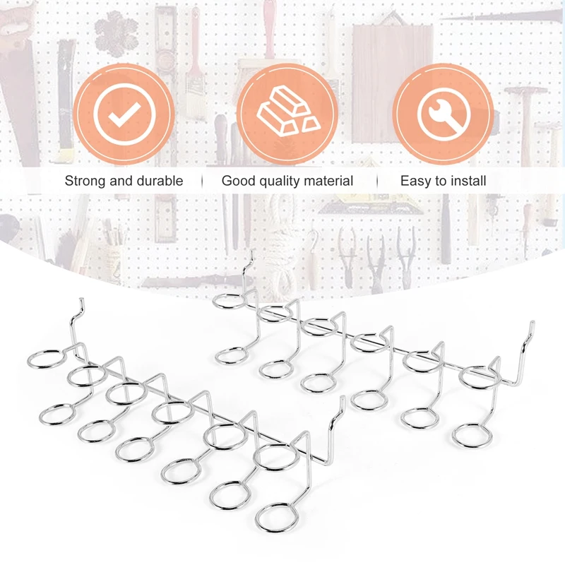 Soporte para destornillador de 2 piezas, soporte para herramientas múltiples, accesorio para tablero de clavijas