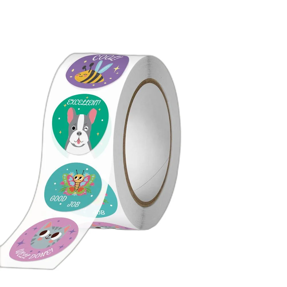 100-500Pcs Animals Cartoon Cute Sticker Children Reward Sticker Birthday/holiday Party Gift Packaging Sealing Decor Lables