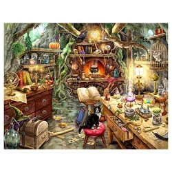 AB diamond cross stitch magic house 5D DIY embroidery rhinestone painting