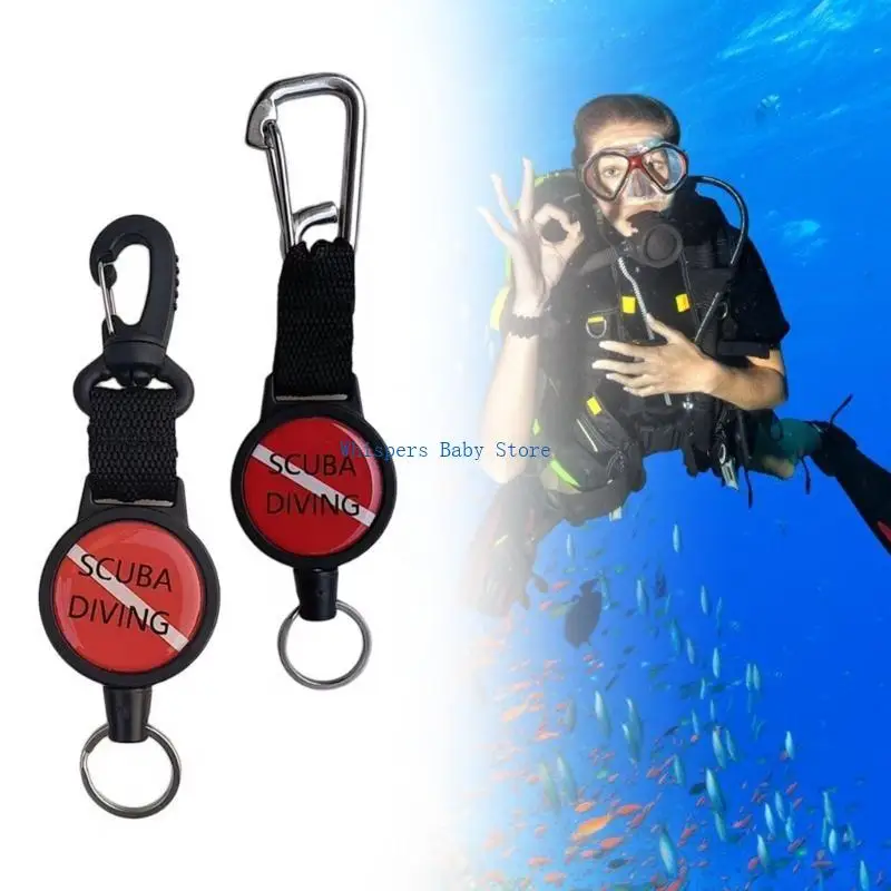 

U90E Diving Lanyard Stainless Steel Expandable Cable with Clasp for Sports and Travel