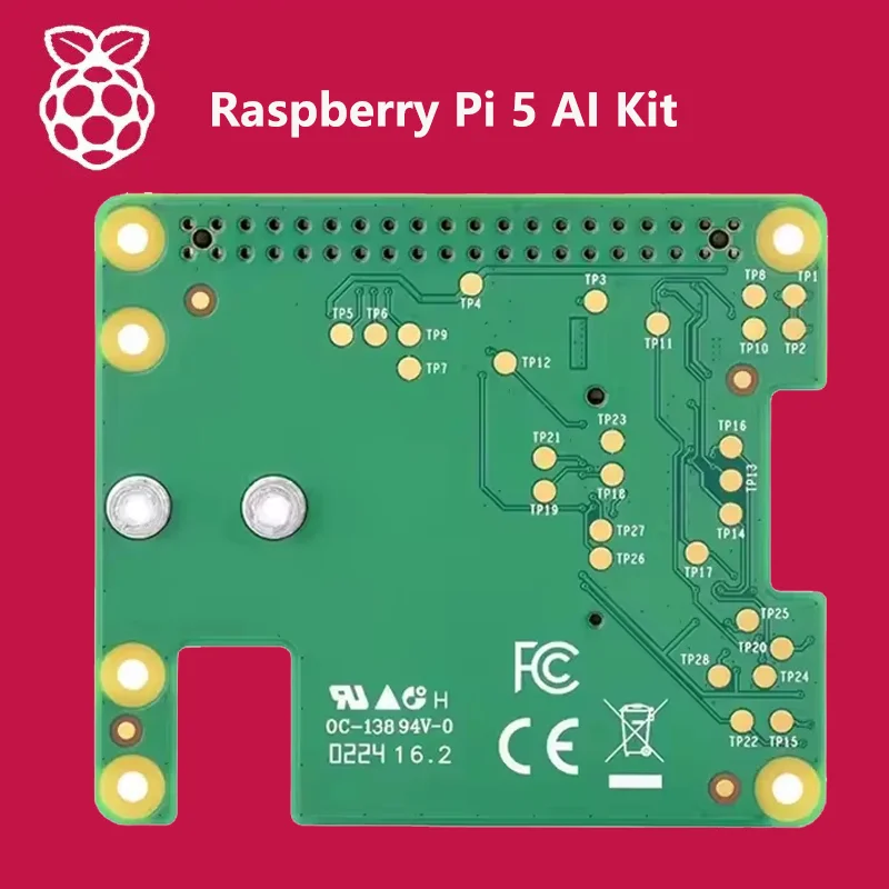 Raspberry Pi 5 AI Kit 13T Artificial Intelligence Kit Hailo8L PCIe M.2 hat+CM4