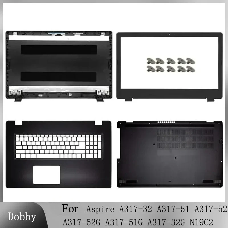 

Новый для Aspire A317-32 A317-51 A317-52 A317-52G A317-51G A317-32G N19C2 ноутбука ЖК-задняя крышка передняя панель упор для рук нижняя часть корпуса