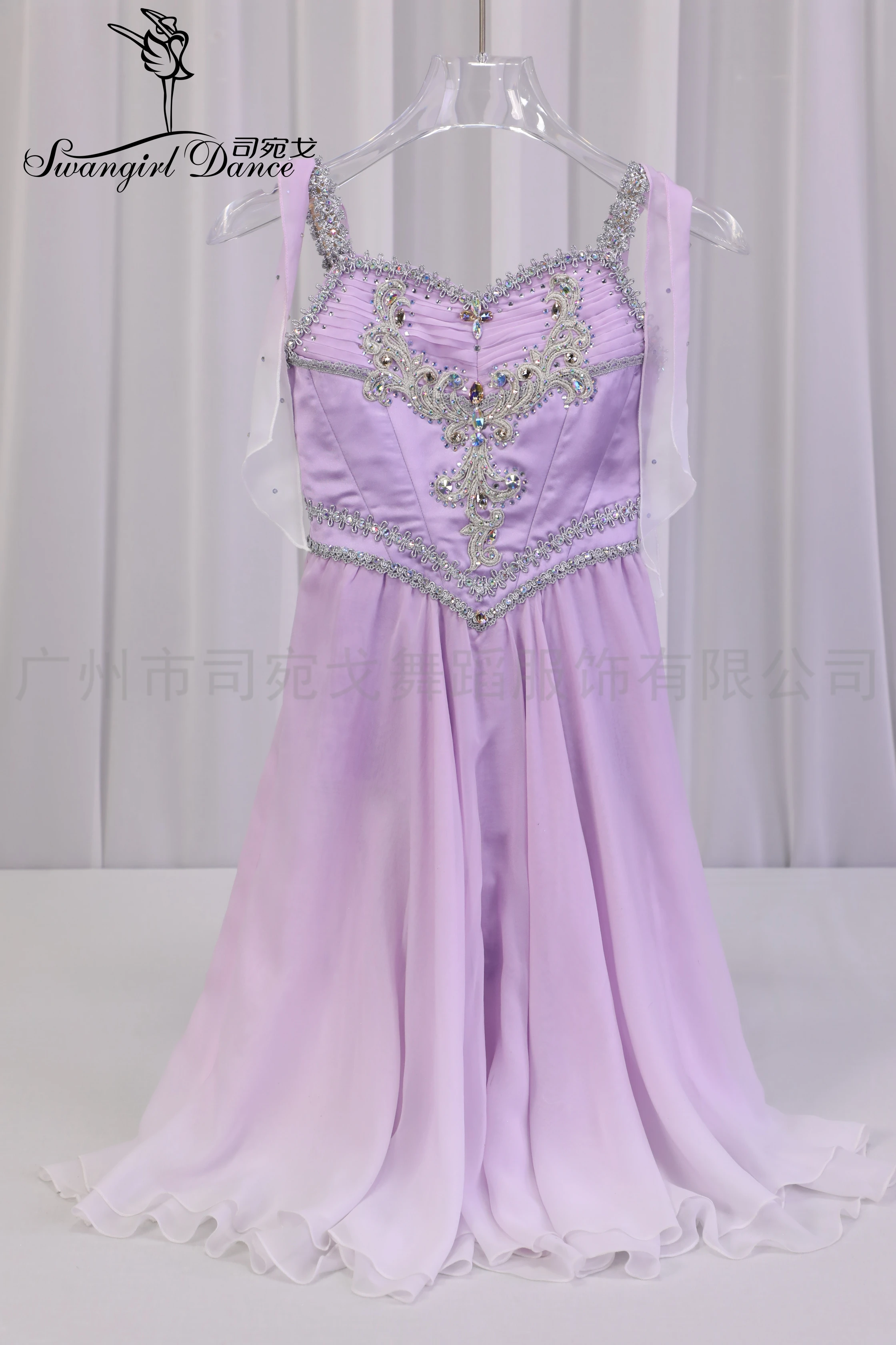 

Фиолетовая романтическая юбка-туту Purple The Talisman для балетных соревнований, длинная, на заказ, для взрослых и детей WG2519G