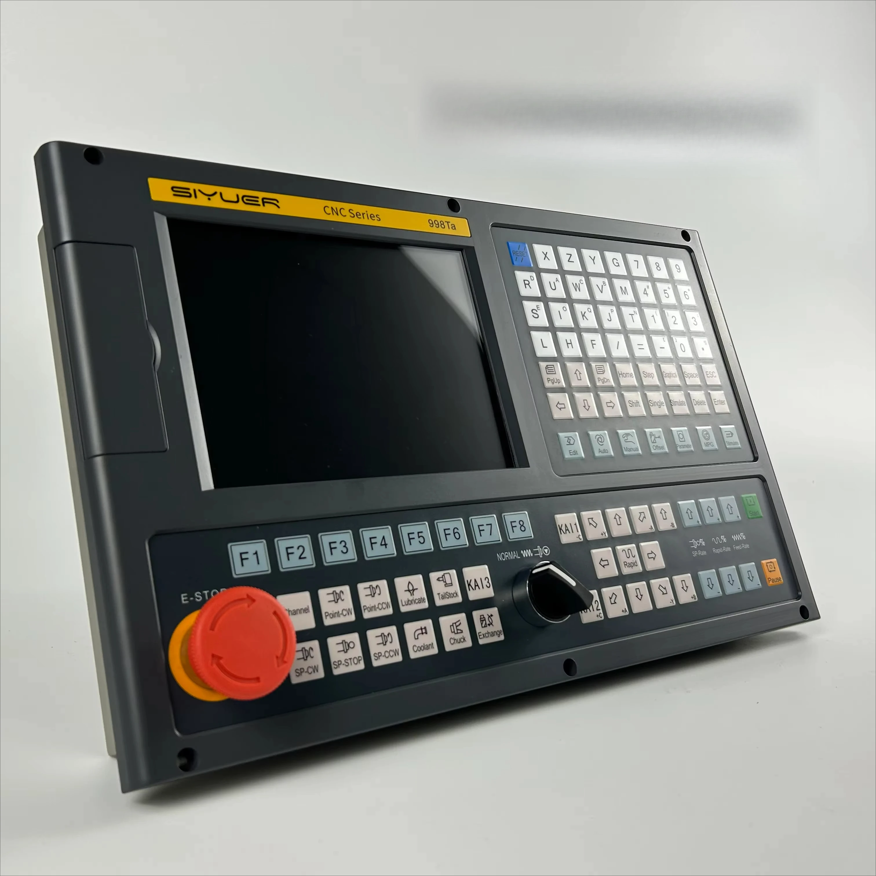 998Ta 2 Axis Absolute CNC Turning Lathe Controller With Servo Drive and Motor Kit IO Relay Board Retrofit CNC Machine