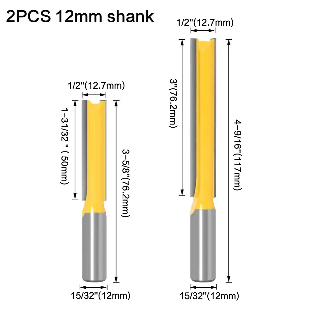 1 pc Straight/Dado Router Bit 1/2\