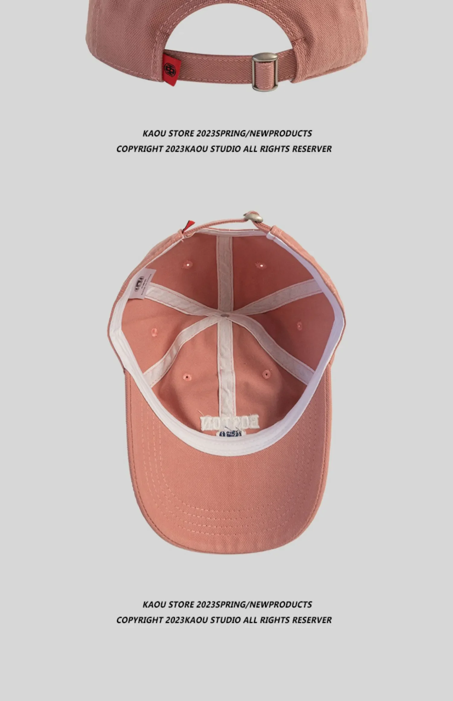BOSTON 1630 Große Größe 62cm Ins Bestickte Schirmmütze Koreanischer Stil Vielseitige Gebogene Krempe Trendige Herren Frühling Herbst Baseballkappe – Detail 13