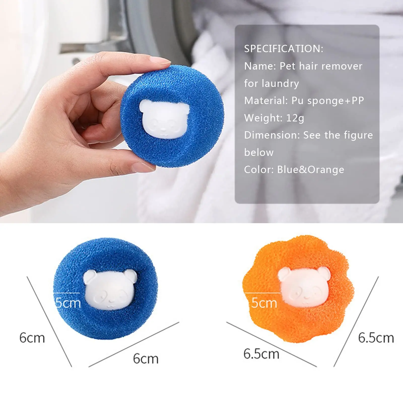 Pet Hair Remover Reusable Ball Laundry Washing Machine Filter Wool Sticker Cat Hair Remover Pet Fur