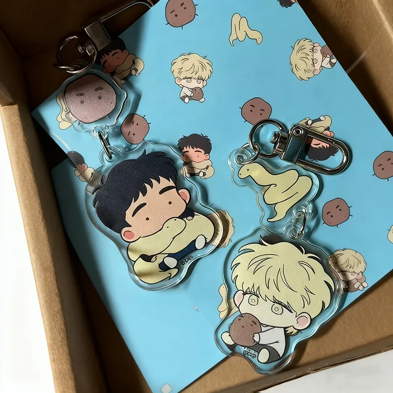 Anime The Sacred Serpent's Seduction Cosplay Schlüsselanhänger Taesun BL Acryl-Schlüsselanhänger Rucksack-Anhänger Ornament Schlüsselring
