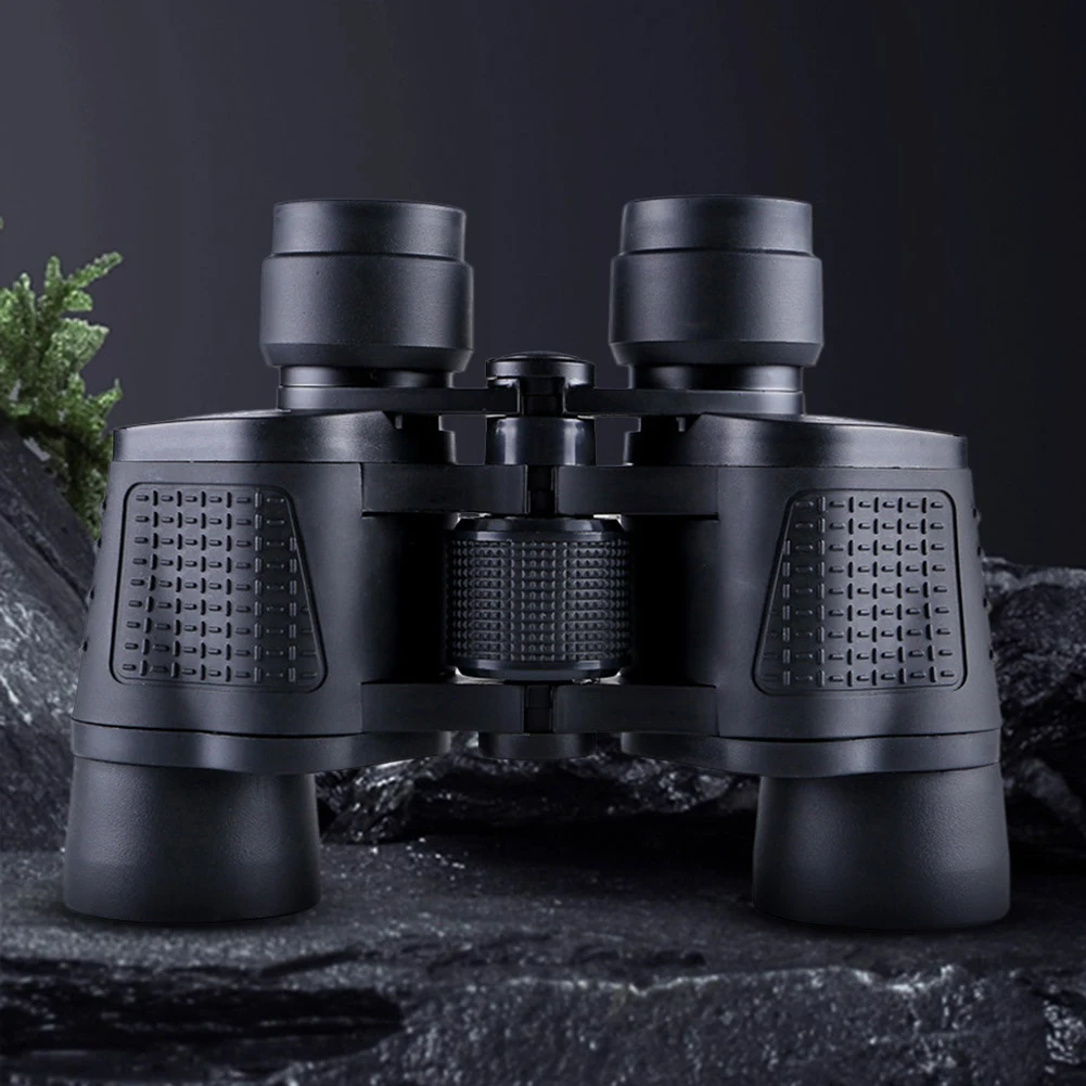 80x80 Night Telescope Lightweight Compact Red Film Binoculars Full Optical Glass for Outdoor Sports Games and Concerts