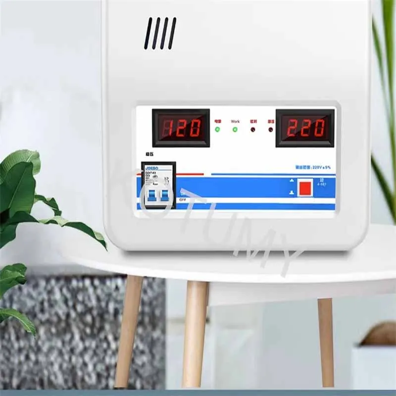 

KOTUMY 15KVa Стабилизатор напряжения с входным напряжением 120 В-270 В и выходом 220 В Бытовой автоматический стабилизированный источник питания