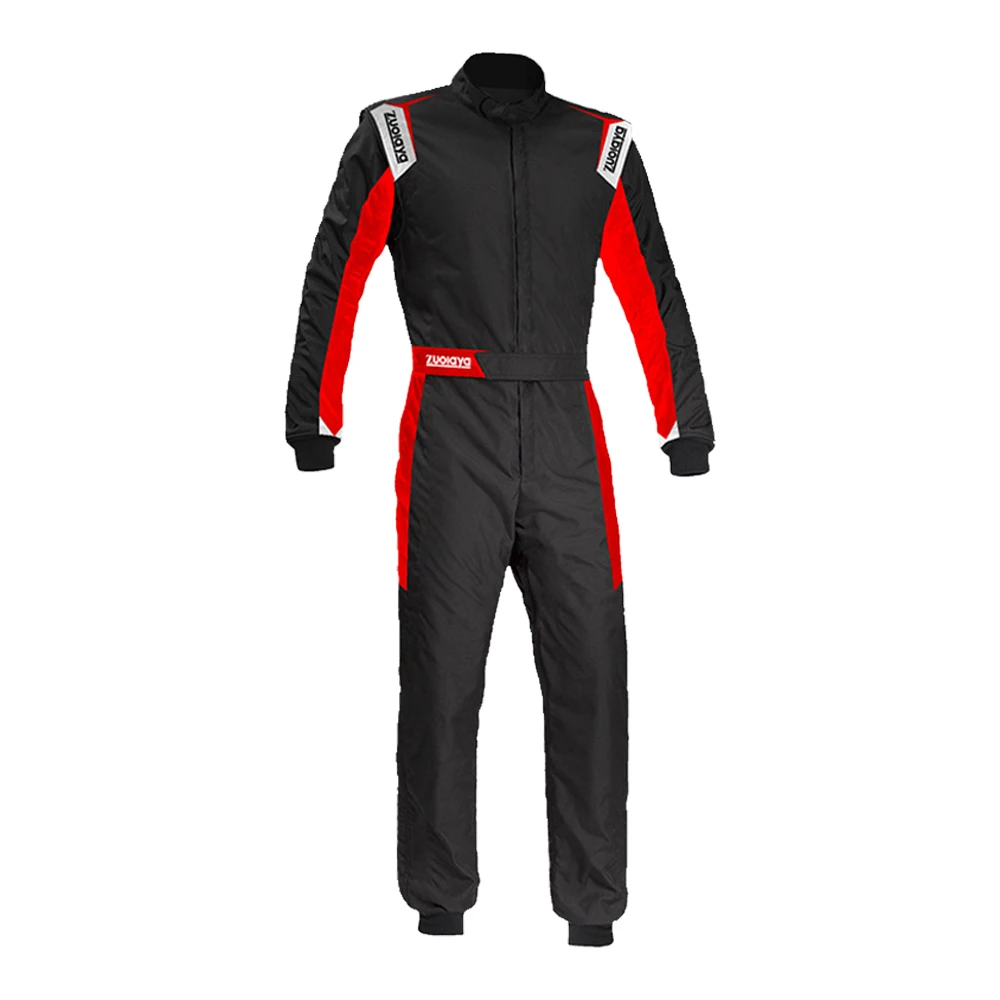 Black Motorcycle Jacket Waterproof Off-road Jacket Composite Fabric Motorcycle Onesie Wear Resistant Go-kart Suits Quick Dry