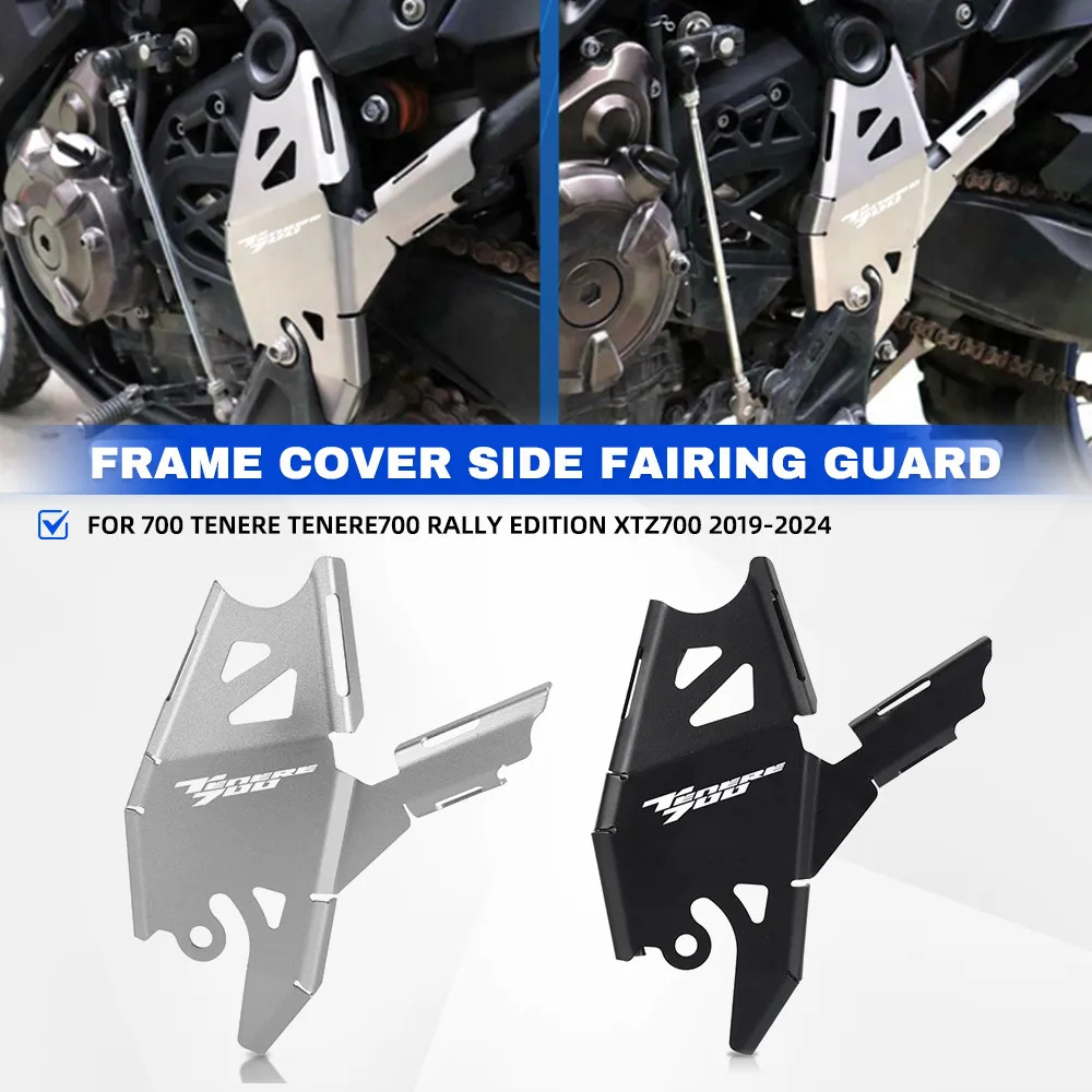 

Motorcycle Accessories Frame Guard Cover Protector For Yamaha 700 Tenere Tenere700 Rally Edition XTZ700 2019-2021 2022 2023 2024