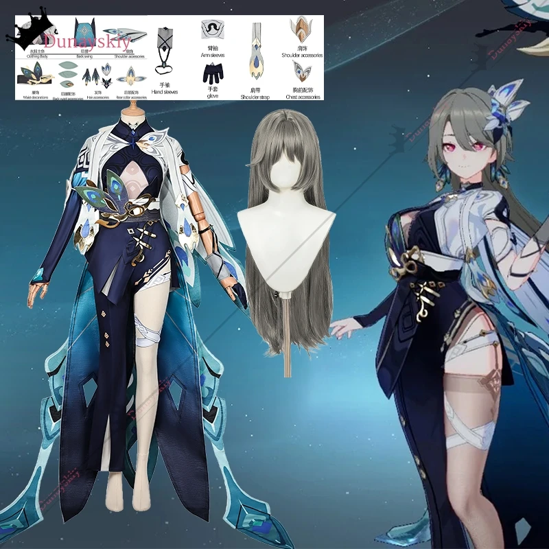 

Game Figures ViTa Cosplay Costume Honkai Impact3 Dress Uniform Wig Full Set Clothing Party COS Womenswear Costume 2024