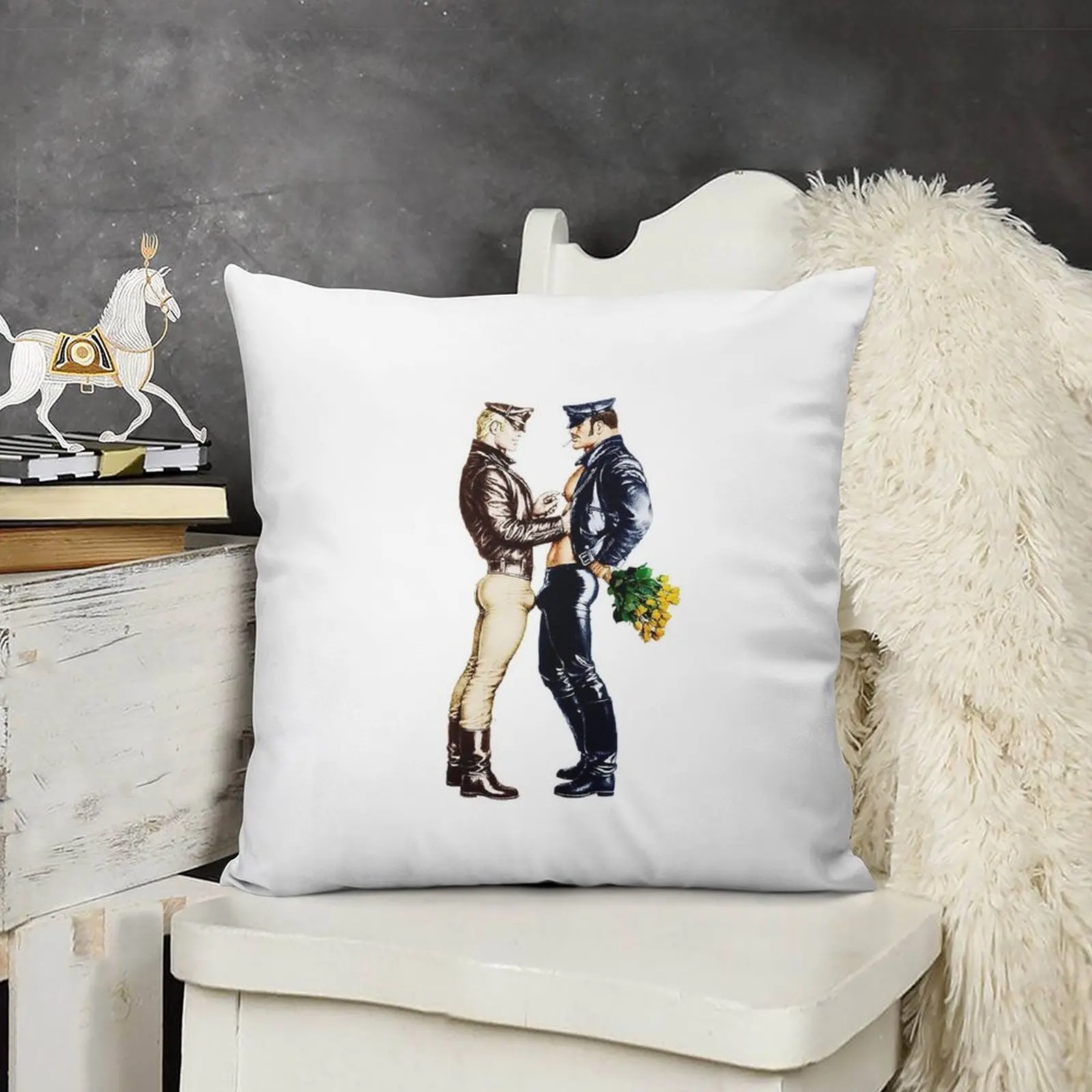 

I Love Tom of Finland T Shirt Throw Pillow Pillowcases Custom Cushion Christmas Covers For Cushions pillow
