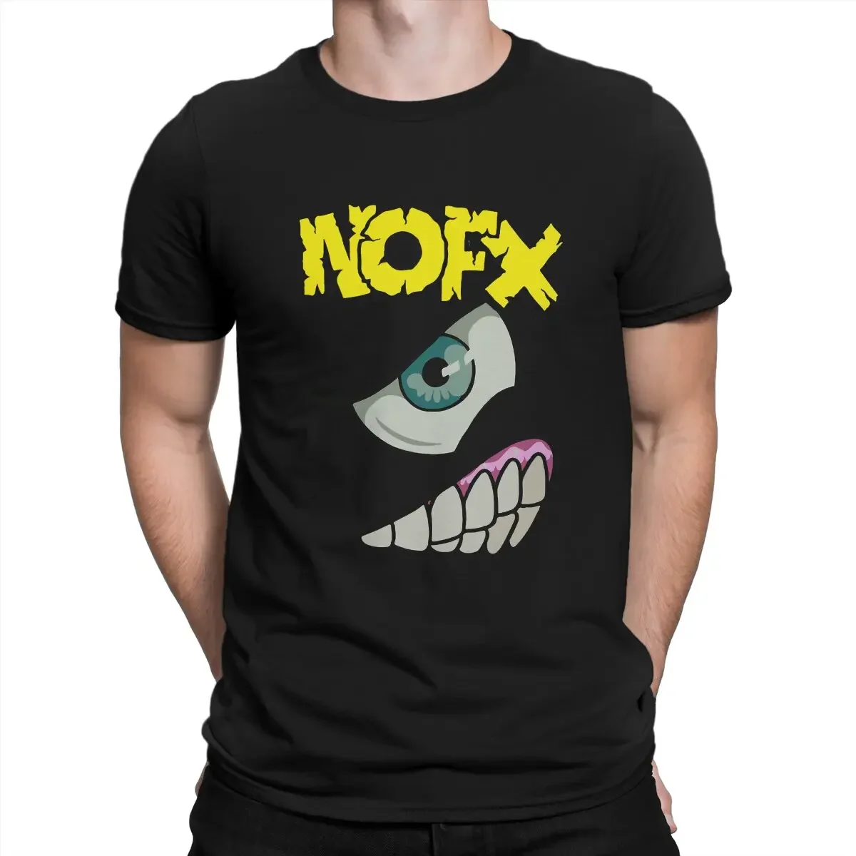 

NOFX 1994 Vintage Cotton Tee Short Sleeve Alternative PopRock Band of the 80s T Shirts O Neck Tops Graphic mens designer clothes